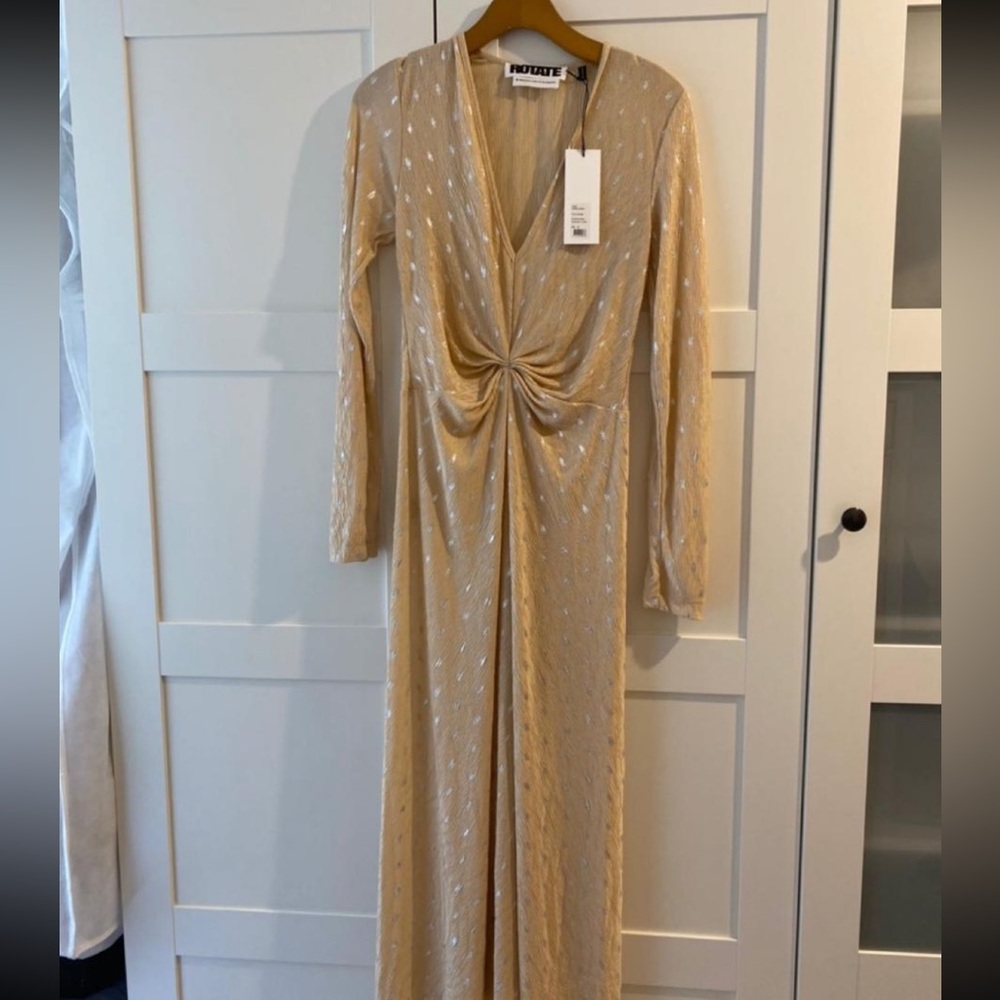 Rotate sierra nude dress